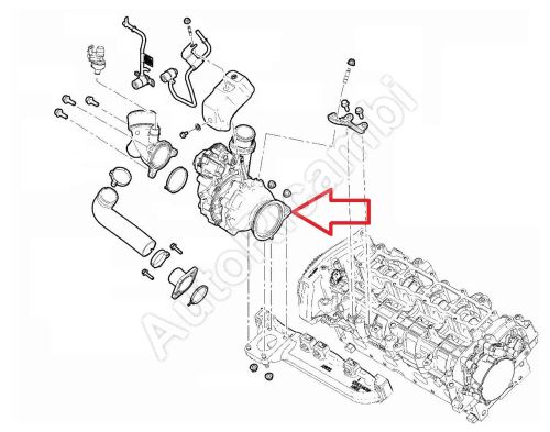 Turbodúchadlo Fiat Ducato od 2021 2,2D - 117/132KW