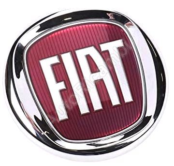 Predný znak Fiat Ducato od 2006, Doblo 2010-2022 červený 120 mm