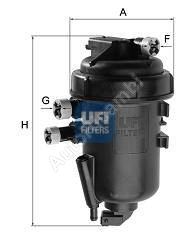 Palivový filter Fiat Idea 2003 1.3MJTD komplet