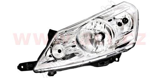 Svetlomet Fiat Scudo/Jumpy/Expert 2007- H4, ľavý, elektricky ovládaný + motorček