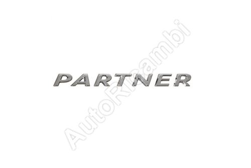 Nápis "Partner" Peugeot Partner Tepee 2008-2018 zadný