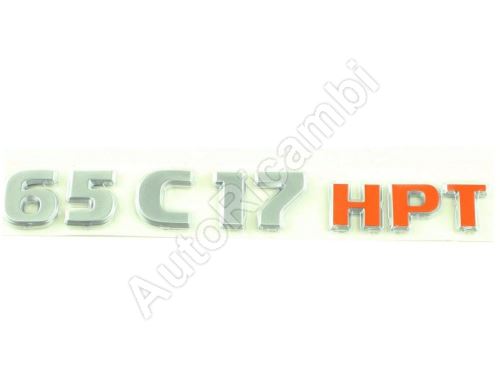 Znak "65C17 HPT" Iveco Daily 2000 zadný