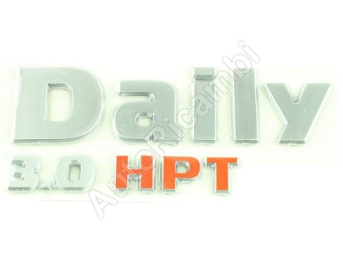 Znak "Daily 3.0 HPT" Iveco Daily 2000 zadný