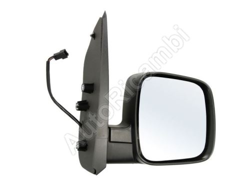 Spätné zrkadlo Fiat Fiorino od 2007 pravé elektrické vyhrievané, so senzorom, čierne