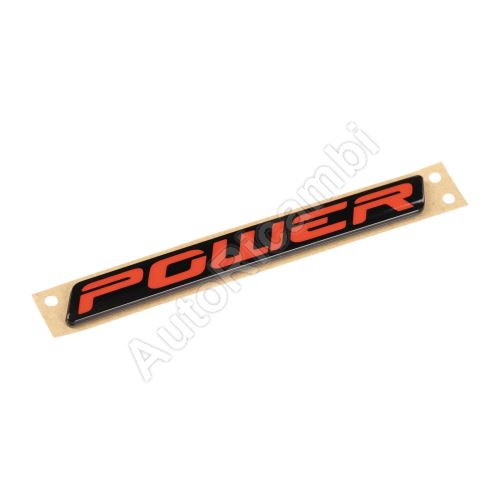 Znak "Power" Fiat Ducato od 2018