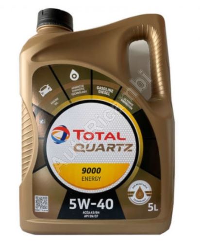 Motorový olej Total Quartz 9000 5W40 5L * cena za balenie*