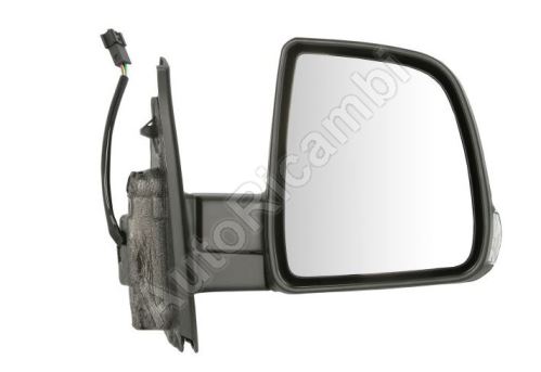 Spätné zrkadlo Fiat Doblo od 2010 pravé elektrické so snímačom, pre lak, 8-PIN