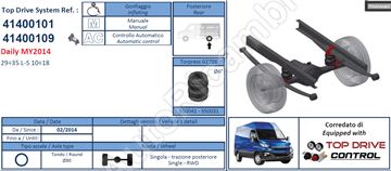 Doplnkové pruženie Iveco Daily 2014 s kompresorom 29-35L/S-10-18